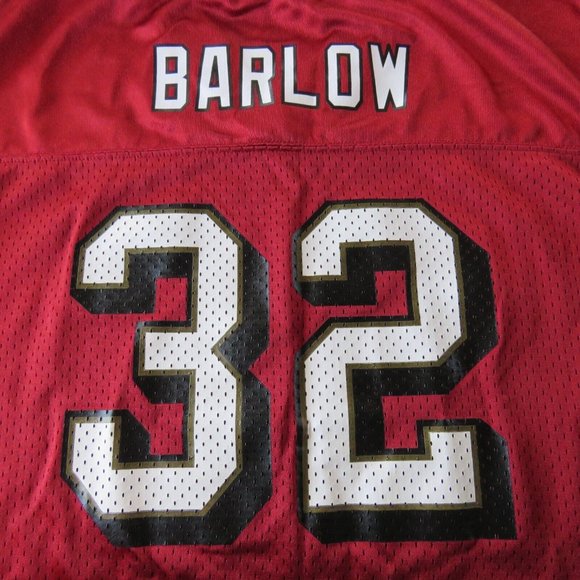 San Francisco 49er's, # 32 Barlow. NFL Red Mesh XL (Chest measures 40.5") - Picture 6 of 6